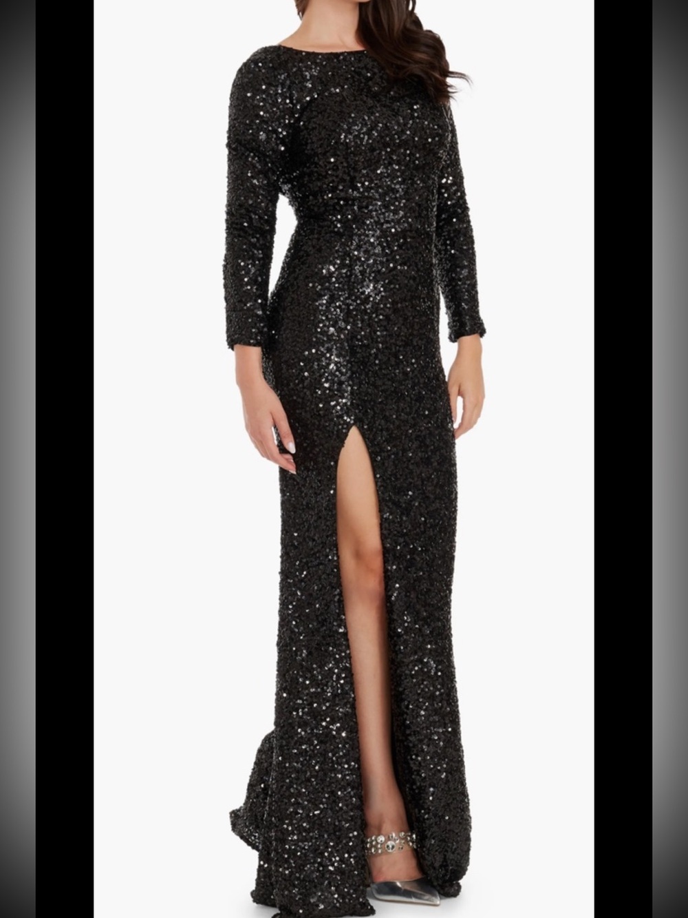 Dress The Population Janette Stretchy Sequin Mermaid Gown,sz M/10,new WithoutTag